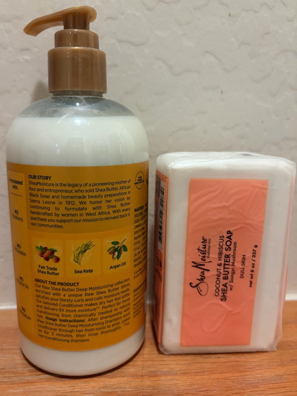 Shea Moisture Deep Moisturizing Conditioner & Shea Butter Soap - Yellow - Picture 2 of 2
